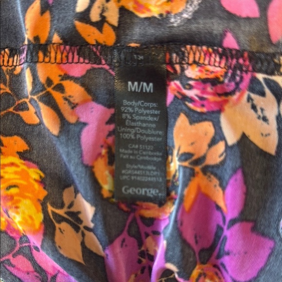 George Purple Black Sleeveless Midi Sundress - Picture 14 of 14